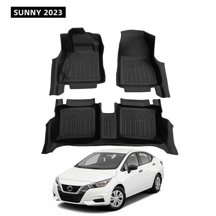 Luxury 5D TPE Car Mats Waterproof Car Floor Mat Fit For SUNNY 2023